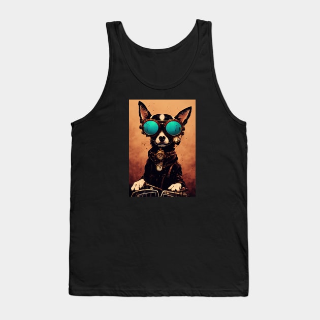 Vintage chihuahua portrait Tank Top by etherElric